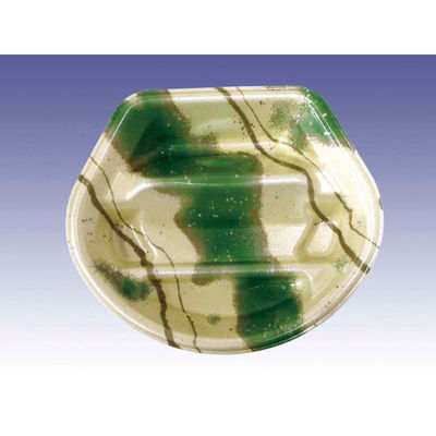 デンカポリマー 惣菜容器 夢扇10本体 かすみ野 600枚(50枚×12) 53493 1ケース(600枚入(50枚×12袋))（直送品）