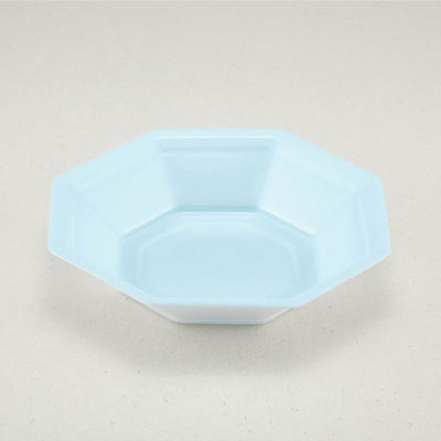 青葉紙業 角丼容器 八角皿 中 本体 青磁 600枚(50枚×12) 224102 1ケース(600枚入(50枚×12袋))（直送品）