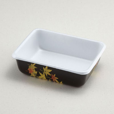 青葉紙業 弁当容器　B-4 本体 もみじ　700枚(50枚×14) 201518（直送品）