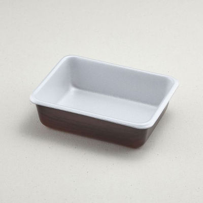 青葉紙業 弁当容器 B-4 本体 あかね 700枚(50枚×14) 201506 1ケース(700枚入(50枚×14袋))（直送品）