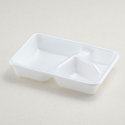 青葉紙業 弁当容器 B-22 本体 白 600枚(50枚×12) 201221 1ケース(600枚入(50枚×12袋))（直送品）