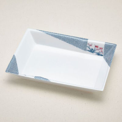 青葉紙業 刺身容器 つづみざら 140 にしき 1100枚(100枚×11) 238025 1ケース(1100枚入(100枚×11袋))（直送品）