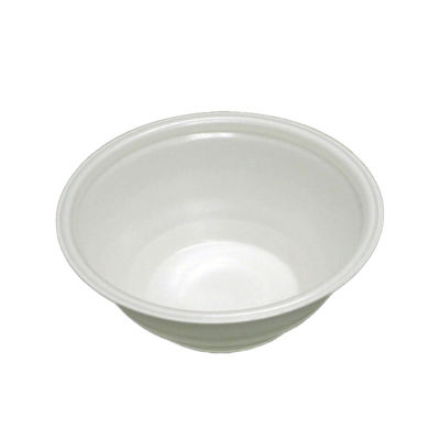 デンカポリマー スープ・麺容器 E-32本体 無地/無地 1000枚(50枚×20) 38713 1ケース(1000枚入(50枚×20袋))（直送品）