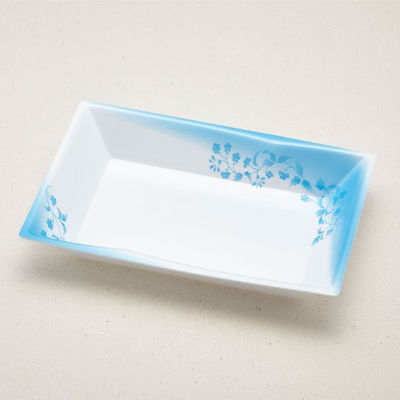 青葉紙業 刺身容器 つづみざら 160 かずら 600枚(50枚×12) 238255 1ケース(600枚入(50枚×12袋))（直送品）