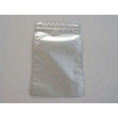 チャック付袋 片面銀アルミマットチャック袋 150×245mm AS-3 500枚(100枚×5) 1ケース(500枚入(100枚×5袋))（直送品）