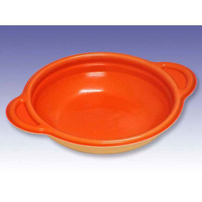 スープ・麺容器 パルフェ180 浅平底本体 オレンジ 800枚(50枚×16) 41123 1ケース(800枚入(50枚×16袋))（直送品）