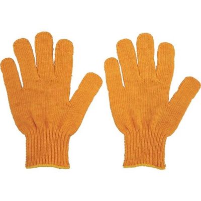 エキヤ産業 福徳 黄ナイロン手袋 L 10双組 EG-270 1組(10双) 854-8277（直送品）