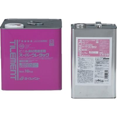 タイルメント TILEMENT スーパーウレタック 5kg 19360050 1セット(4缶) 132-5895（直送品）