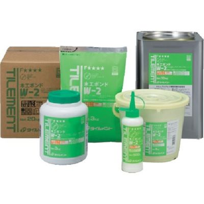 タイルメント TILEMENT Wー2 フクロ 3kg ポリ袋 23050032 1セット(6個) 132-5872（直送品）