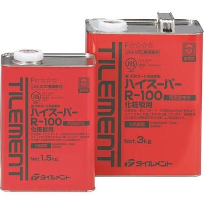 タイルメント TILEMENT ハイスーパー Rー100 3.5L 24050030 1セット(6缶) 132-5861（直送品）