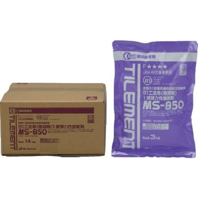 タイルメント TILEMENT MSー850 エコパック 14kg 24790141 1缶 132-5867（直送品）