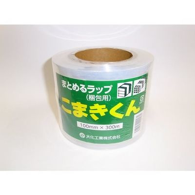 大化工業 大化 ダイカ こまきくん 巾100×300m 3インチ紙管 KOMAKI 100-300 1セット(18巻) 396-7604（直送品）