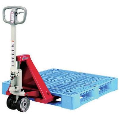 ビシャモン ハンドパレットトラック 片面パレット対応 均等荷重1500kg フォーク高さ(最高)200×(最低)80mm BMP15S 1台（直送品）