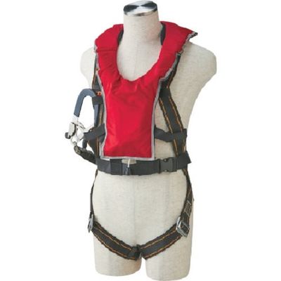 トーヨーセーフティ タニザワ 作業用救命衣(膨脹式)(小型船舶用兼用)BJー3300 BJ-3300-R 1着 250-4482（直送品）