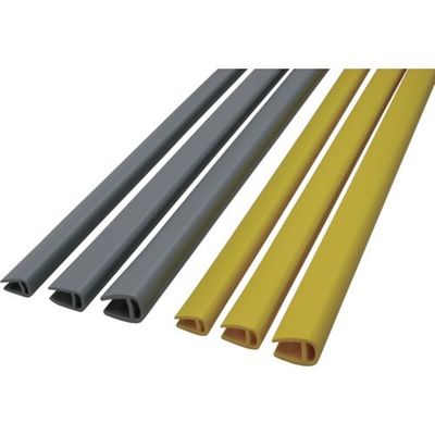 日大工業 ワニ印 H鋼衝撃緩衝材 H鋼ショックレスガード 大 イエロー 1m 000180 1本 854-7692（直送品）