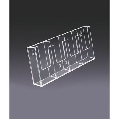 プリコ カタログスタンド 壁掛用 A4三つ折り縦×4列 4W104 1セット(20個) 105-6658（直送品）