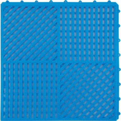 セーフラン安全用品 エムローキャット やわらか連結スノコ 300x300mm C0064-BL 1枚 368-7798（直送品）