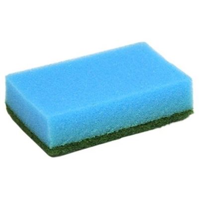 オザックス 抗菌カラーたわし ブルー 10個 00382667 1箱(10個) 458-0647（直送品）