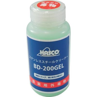 ハスコー ステンレススチールクリーナー (1S入) BD-200GEL 1箱(1セット) 128-7450（直送品）