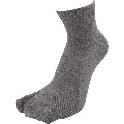 富士手袋工業 富士手袋 足の疲れを考えた 指付ショート丈3P 192-GR 1組(3足) 198-2456（直送品）