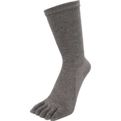 富士手袋工業 富士手袋 足の疲れを考えた 5本指レギュラー丈3P 196-GR 1組(3足) 197-7707（直送品）