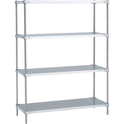 エレクター 304ソリッドエレクターシェルフ 間口1063×奥行614×高さ1384 4段 LSS1070SXPS1390-4 1台（直送品）