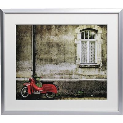 ケンコー・トキナー ケンコー 1250230 アルミ額縁 アタンド 4切 シルバー/ホワイト AATー4ーSW 1枚 414-2621（直送品）