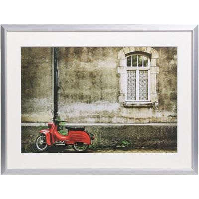 ケンコー・トキナー ケンコー 1250231 アルミ額縁 アタンド W4切 シルバー/ホワイト AATーW4ーSW 1枚 414-2659（直送品）