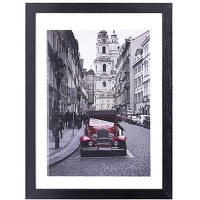 ケンコー・トキナー ケンコー 1250244 木製額縁 レクエル A4 ブラック MREーA4ーBK 1枚 414-2638（直送品）