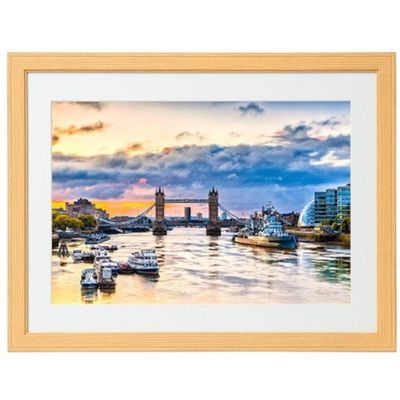 ケンコー・トキナー ケンコー 1250310 木製額縁 コスモス W4切 ナチュラル MCMーW4ーNA 1枚 414-1023（直送品）