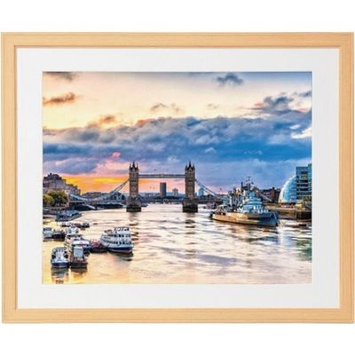 ケンコー・トキナー ケンコー 1250311 木製額縁 コスモス 半切 ナチュラル MCMーHーNA 1枚 414-1070（直送品）