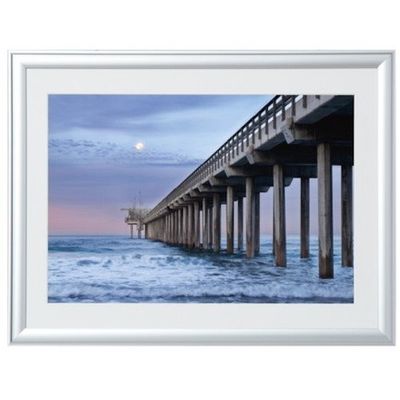 ケンコー・トキナー ケンコー 1250277 アルミ額縁 ルック・マイルド W4切 シルバー ALMーW4ーSV 1枚 414-2624（直送品）