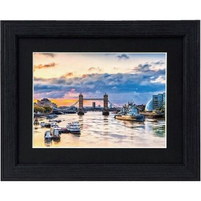 ケンコー・トキナー ケンコー 1250315 木製額縁 コスモス 2L ブラック MCMー2LーBK 1枚 414-1039（直送品）