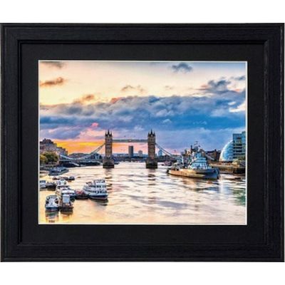 ケンコー・トキナー ケンコー 1250316 木製額縁 コスモス 6切 ブラック MCMー6ーBK 1枚 414-4168（直送品）