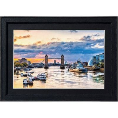 ケンコー・トキナー ケンコー 1250317 木製額縁 コスモス W6切 ブラック MCMーW6ーBK 1枚 414-1071（直送品）