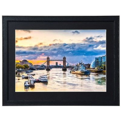 ケンコー・トキナー ケンコー 1250319 木製額縁 コスモス W4切 ブラック MCMーW4ーBK 1枚 414-4184（直送品）