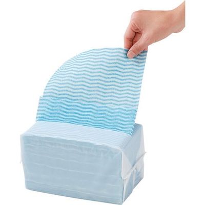 東京メディカル デリクロスポップアップ 18×22cm ブルー 150枚 FT-6183UP 1セット(4500枚:150枚×30袋)（直送品）