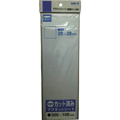 サンケーキコム サンケー マグネットシート粘着シート30カット MS-01CUT 1セット(10枚) 134-2437（直送品）