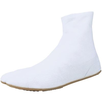 丸五 祭りたび縫付5枚 白 24 MANUI5-WH-240 1足 363-5459（直送品）