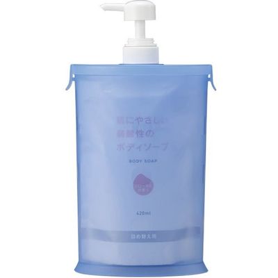 アイメディア スリムna詰替用お手軽ポンプ ブルー 1007434 1個 349-0587（直送品）