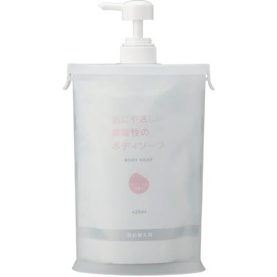 アイメディア スリムna詰替用お手軽ポンプ ホワイト 1007436 1個 348-9071（直送品）