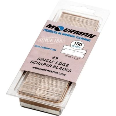 ソニカル モアマン ガラス用スクレーパー ポケットスクレーパー用替刃 M22597 1パック(100枚) 362-4680（直送品）
