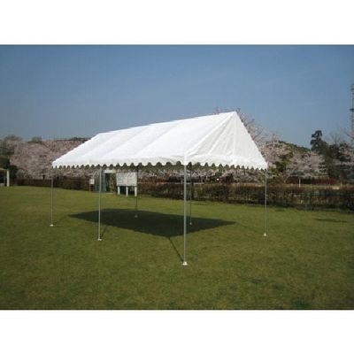 越智工業所 KOK 強力スーパーアルミキングテント W5.31XD3.55XH3.07 天幕色 白 KSA-2X3-W 1台（直送品）