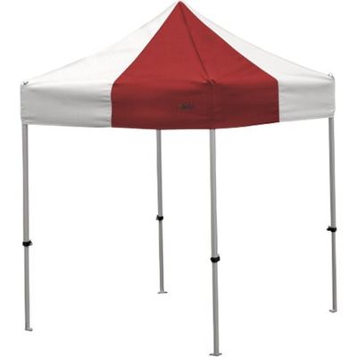 さくらコーポレーション さくら かんたんてんと 1.8m×1.8mスチール&アルミ複合フレーム 赤白 KA/1W-RW 1台（直送品）