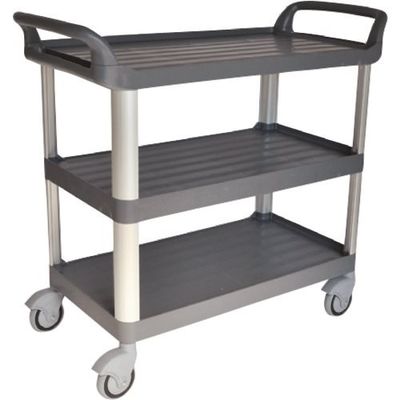 東京硝子器械 TGK 静音樹脂3段ワゴン SAー93F 221-56-96-71 1台 189-5923（直送品）