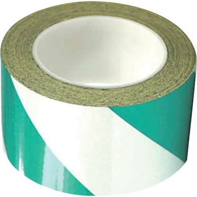 セーフラン安全用品 セーフラン 再帰反射ラインテープ 幅50mm×22m 緑/白 11582 1巻 270-9698（直送品）