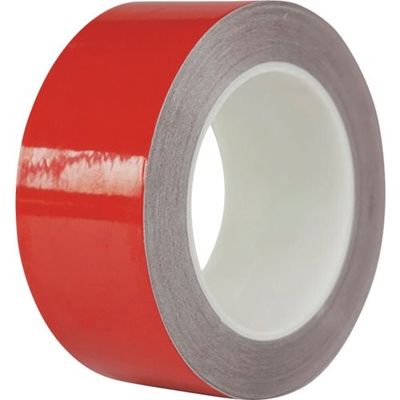 セーフラン安全用品 セーフラン 再帰反射ラインテープ 幅50mm×22m 赤 14204 1巻 270-9699（直送品）