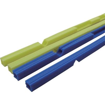 日大工業 ワニ印 看板枠保護カバー 「美人看」 イエロー 押さえクリップ付 000907 1セット(40組) 854-7693（直送品）