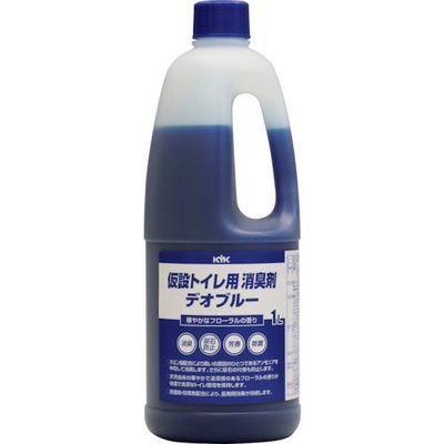 古河薬品工業 KYK 仮設トイレ用消臭剤デオブルー1L 41-001 1個 337-3299（直送品）