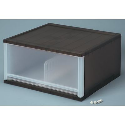 サンコープラスチック SANKO pla 426680 Brio CDワイドケース BR ブラウン 42668 1セット(12台)（直送品）